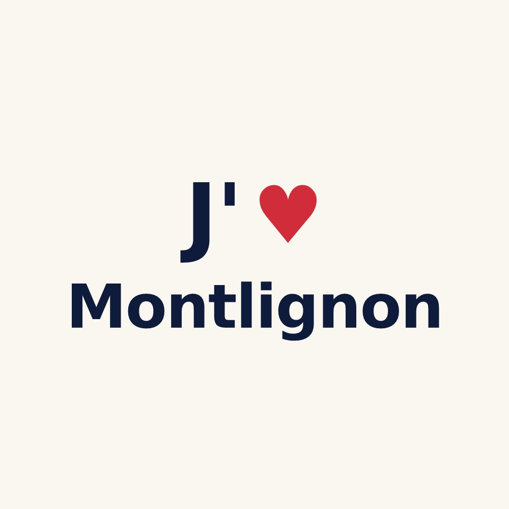 Tasse personnalisée Montlignon — design J'aime Montlignon
