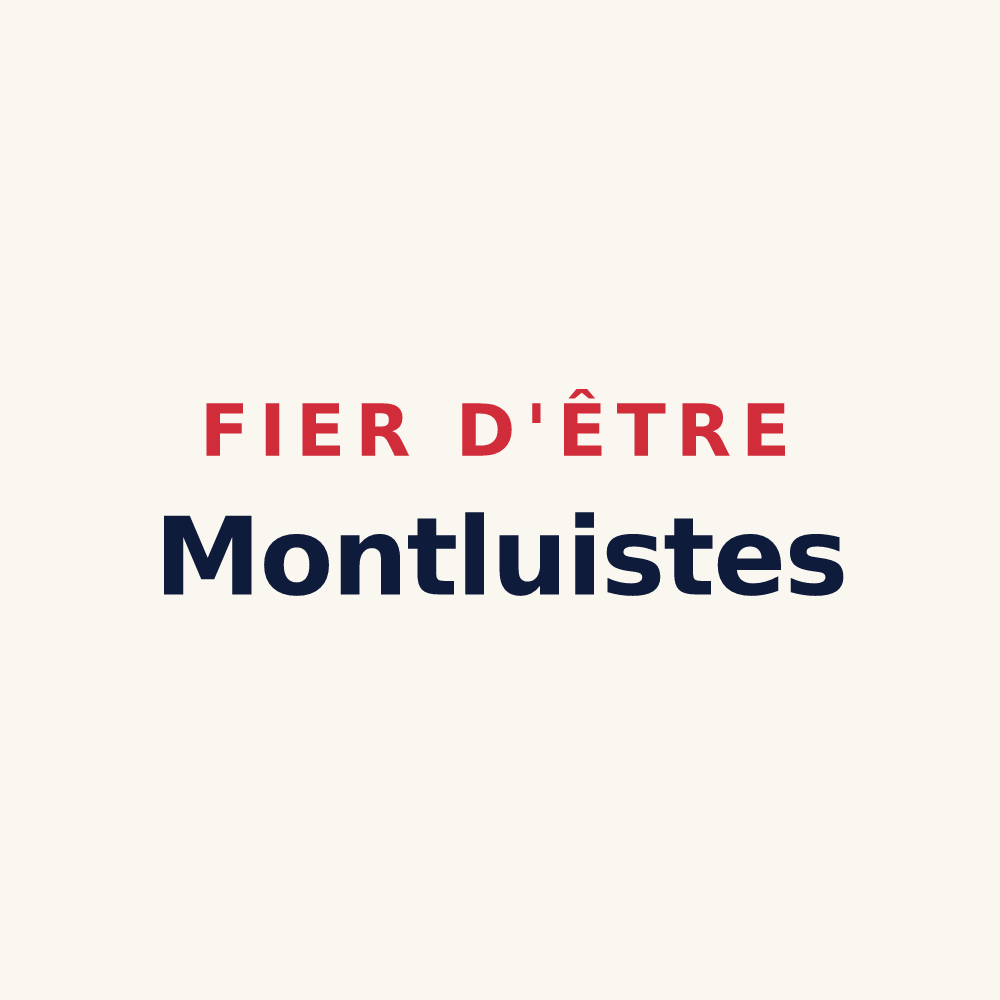 Tasse « Fier d'être Montluistes » — design pour Montluel