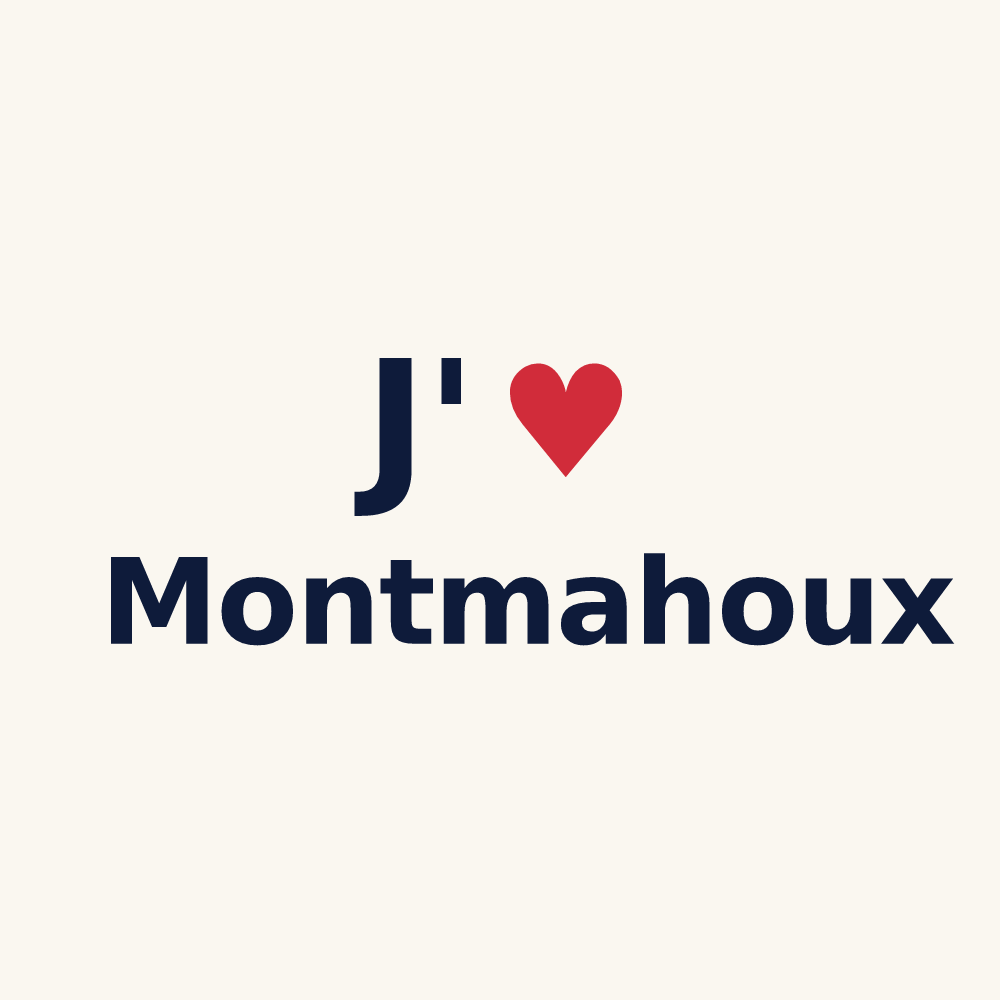 Tasse personnalisée Montmahoux — design J'aime Montmahoux