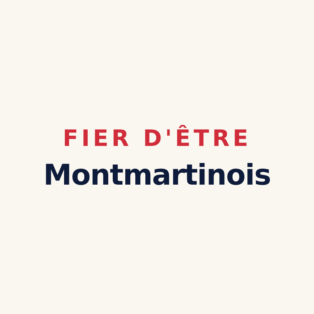 Tasse « Fier d'être Montmartinois » — design pour Montmartin