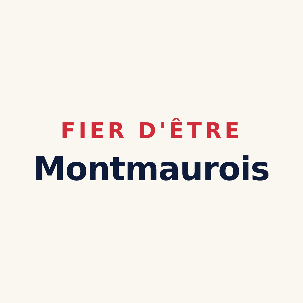 Tasse « Fier d'être Montmaurois » — design pour Montmaur-en-Diois