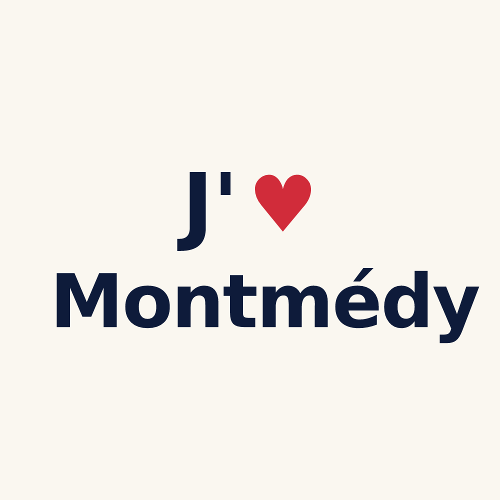 Tasse personnalisée Montmédy — design J'aime Montmédy