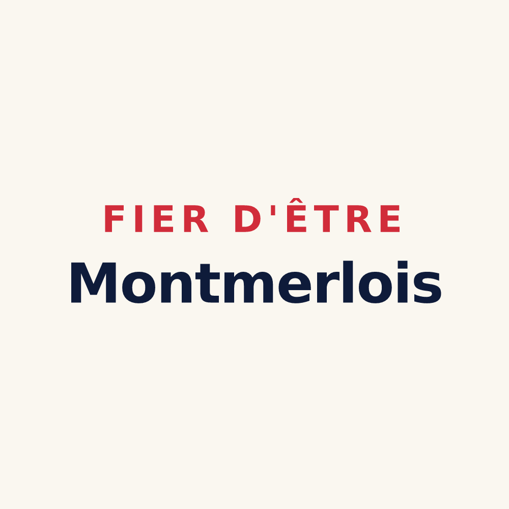 Tasse « Fier d'être Montmerlois » — design pour Montmerle-sur-Saône