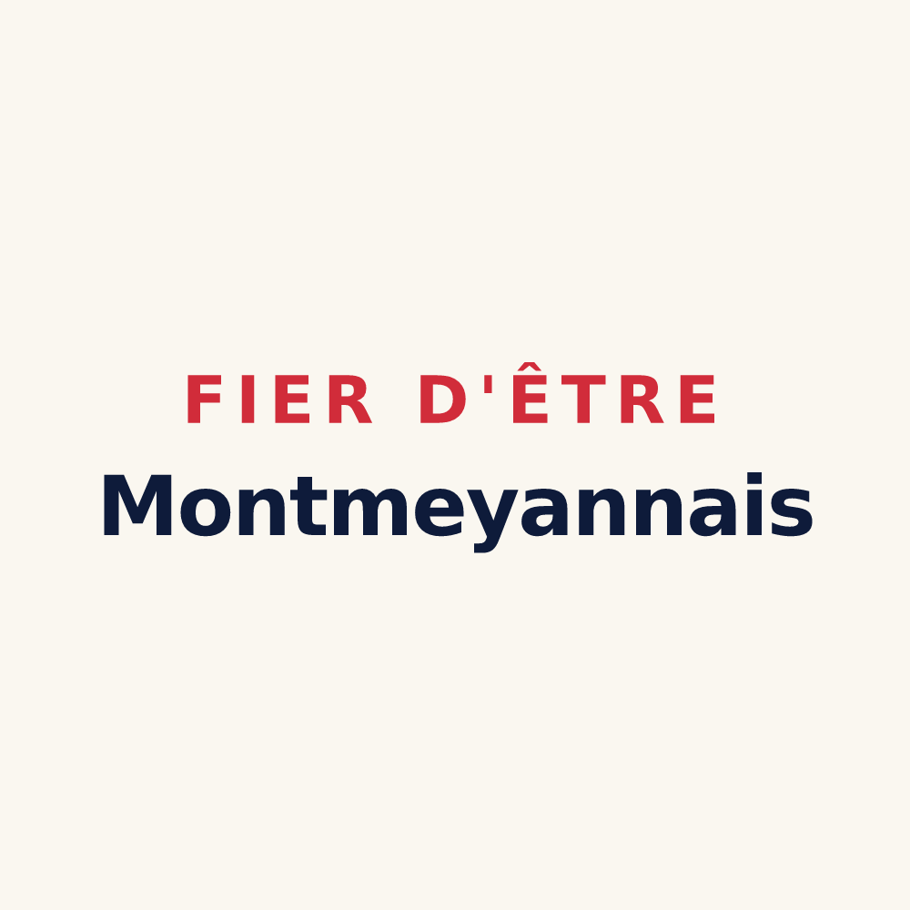 Tasse « Fier d'être Montmeyannais » — design pour Montmeyan