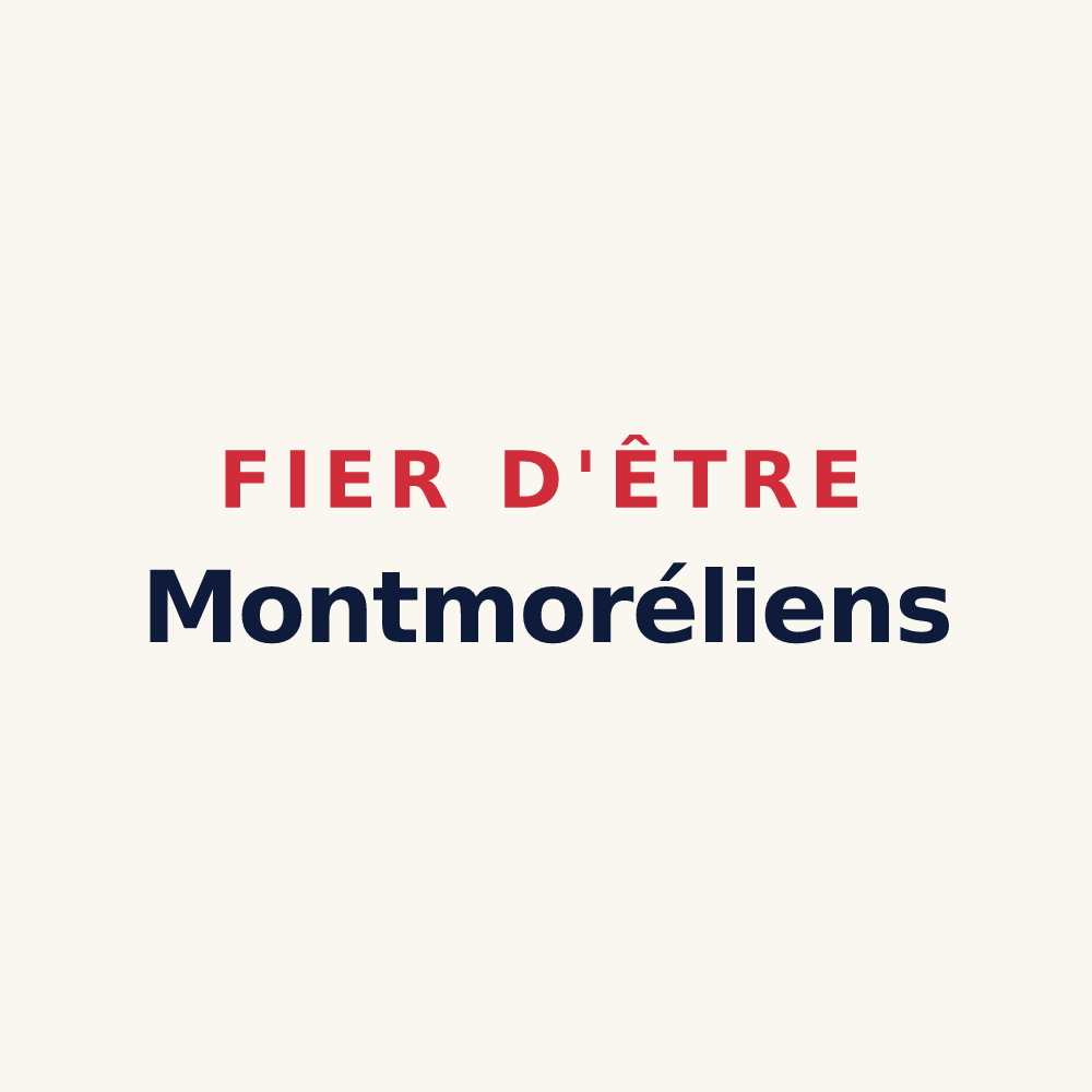 Tasse « Fier d'être Montmoréliens » — design pour Montmoreau