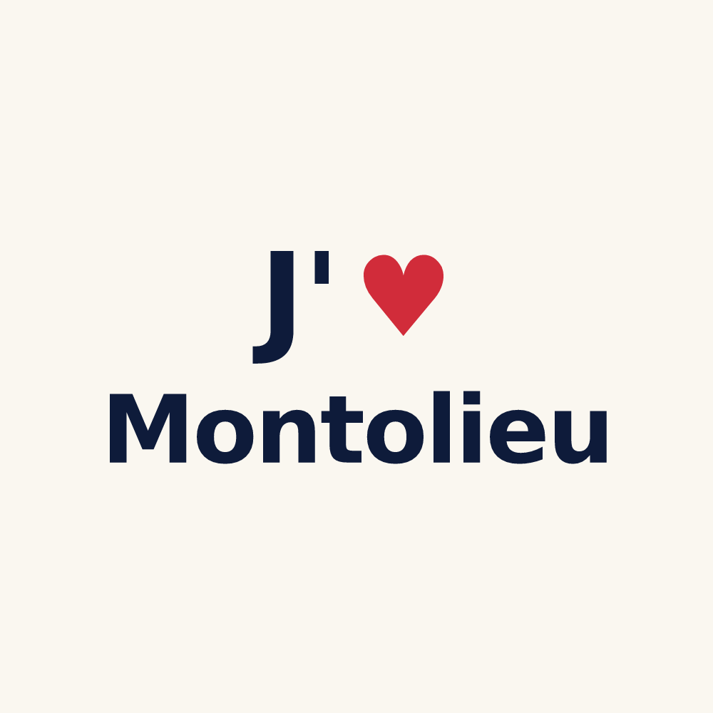 Tasse personnalisée Montolieu — design J'aime Montolieu