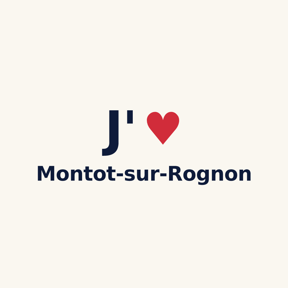 Tasse personnalisée Montot-sur-Rognon — design J'aime Montot-sur-Rognon