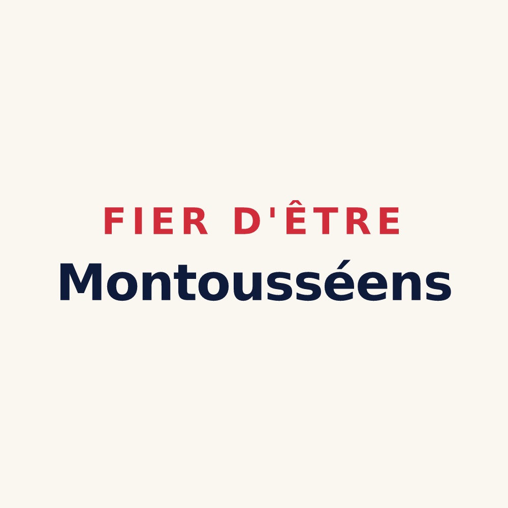 Tasse « Fier d'être Montousséens » — design pour Montoussé
