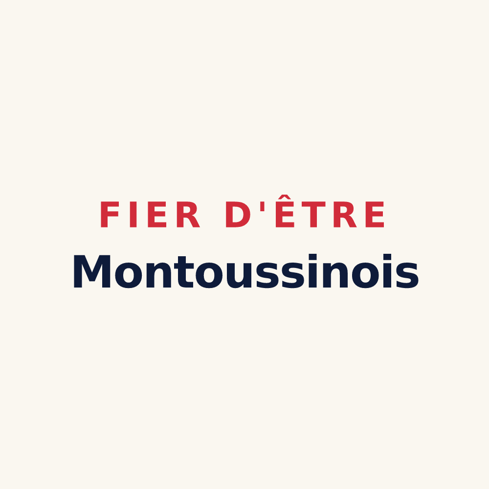 Tasse « Fier d'être Montoussinois » — design pour Montoussin