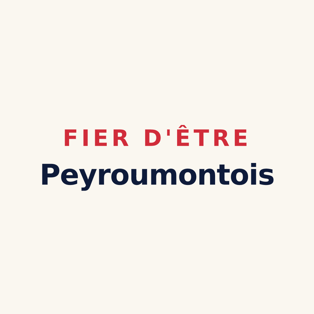 Tasse « Fier d'être Peyroumontois » — design pour Montpeyroux