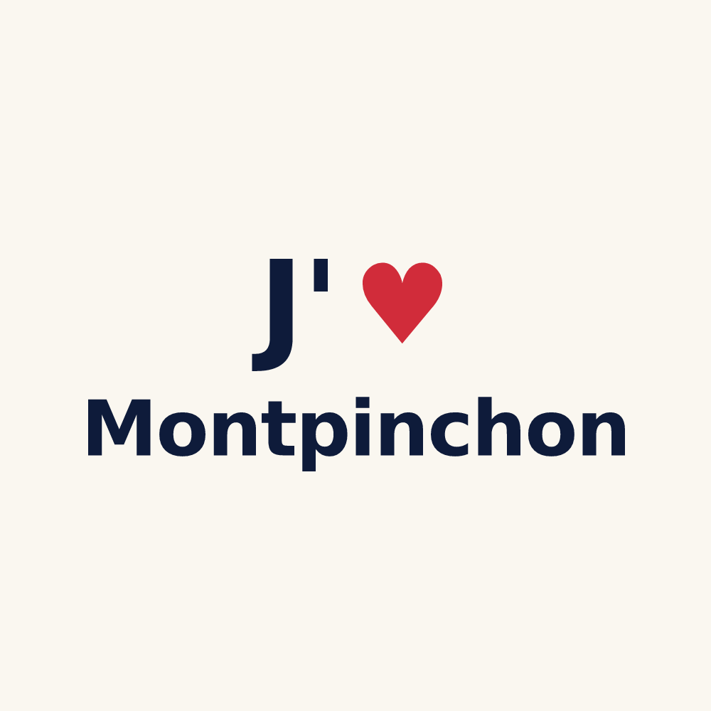 Tasse personnalisée Montpinchon — design J'aime Montpinchon