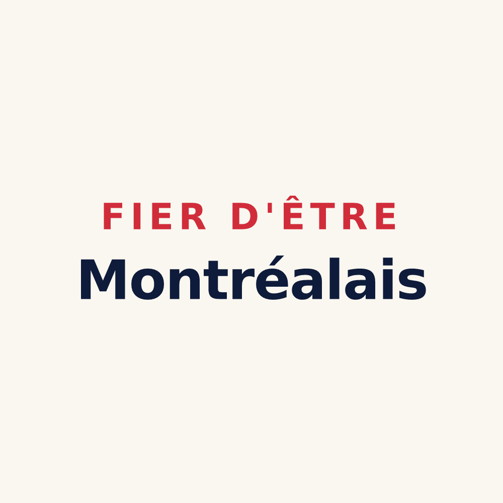 Tasse « Fier d'être Montréalais » — design pour Montréal