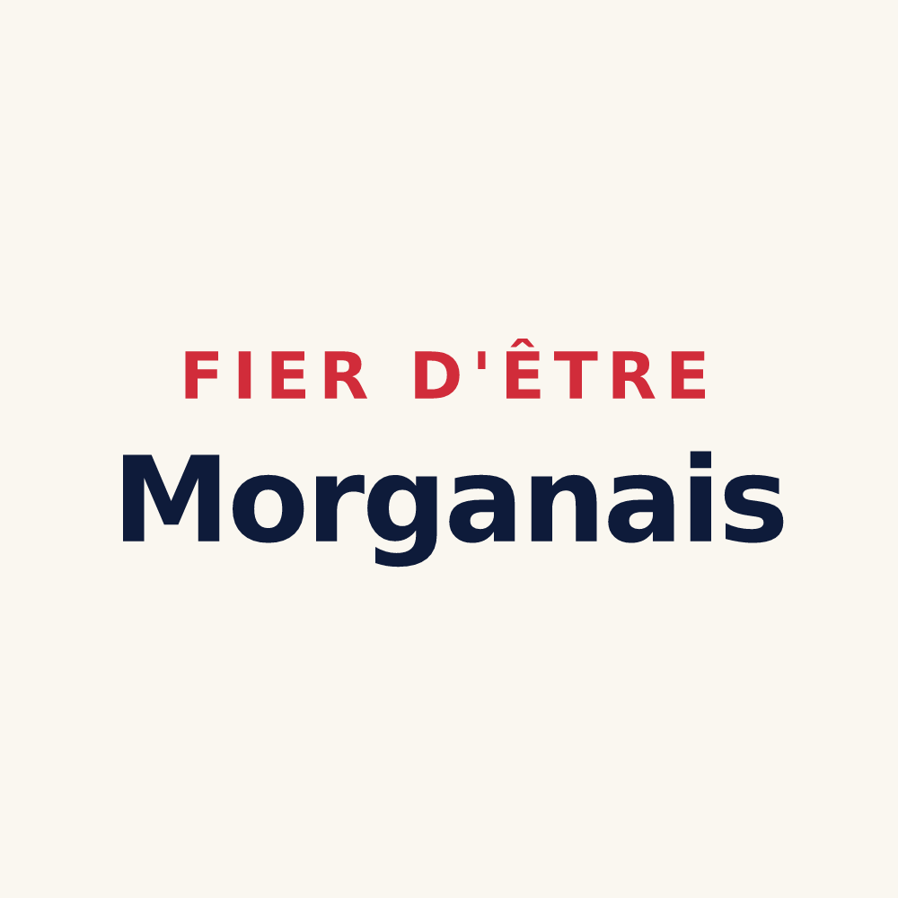 Tasse « Fier d'être Morganais » — design pour Montregard