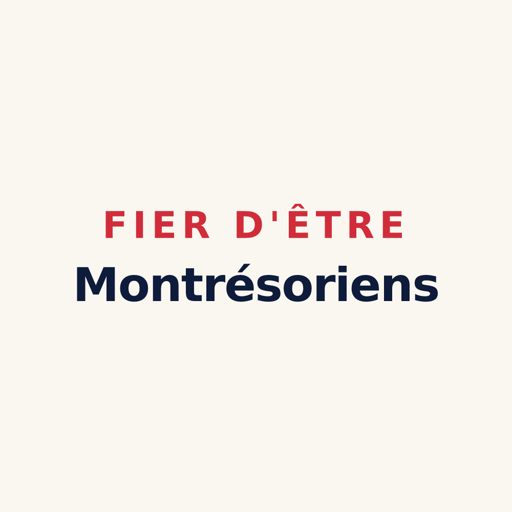 Tasse « Fier d'être Montrésoriens » — design pour Montrésor