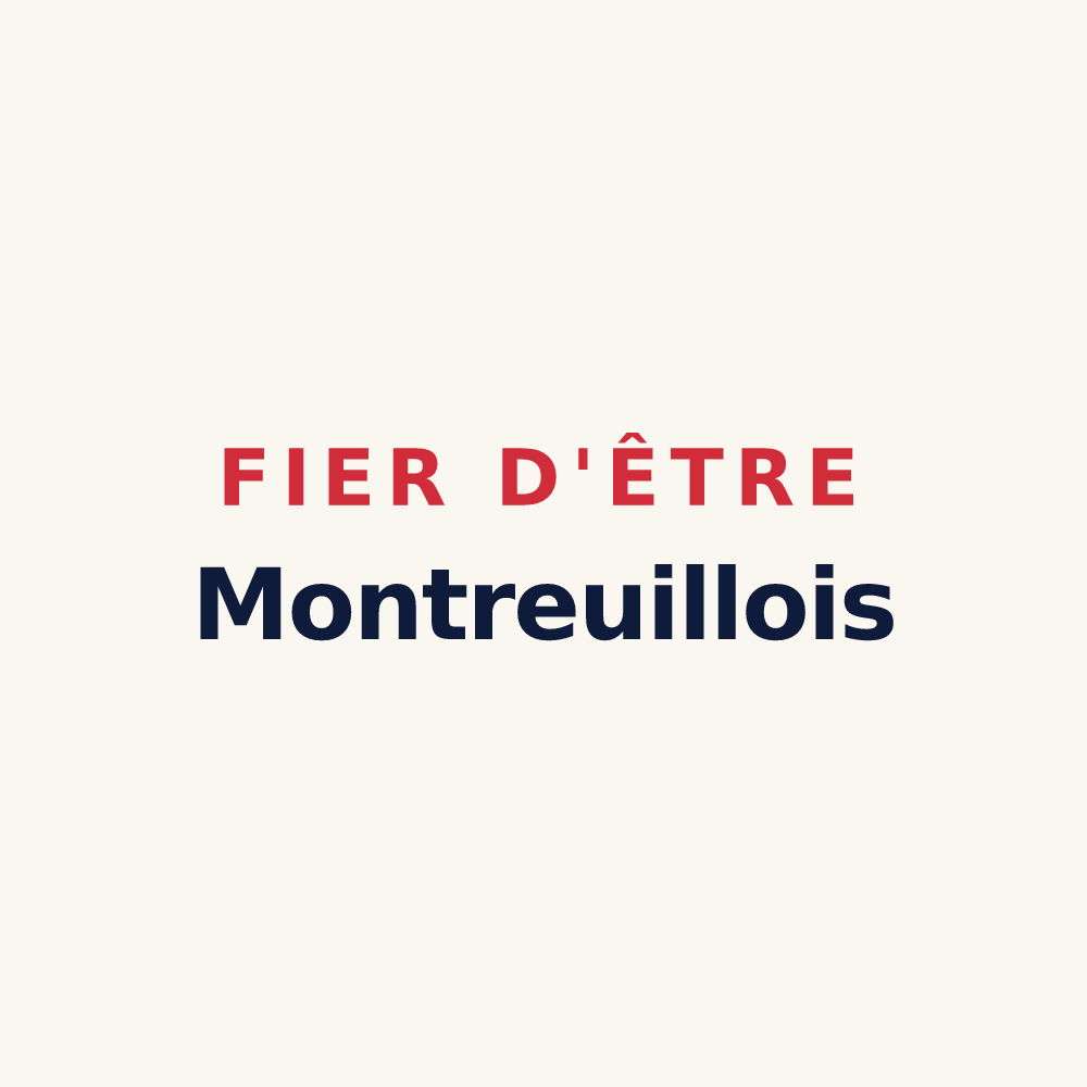 Tasse « Fier d'être Montreuillois » — design pour Montreuil