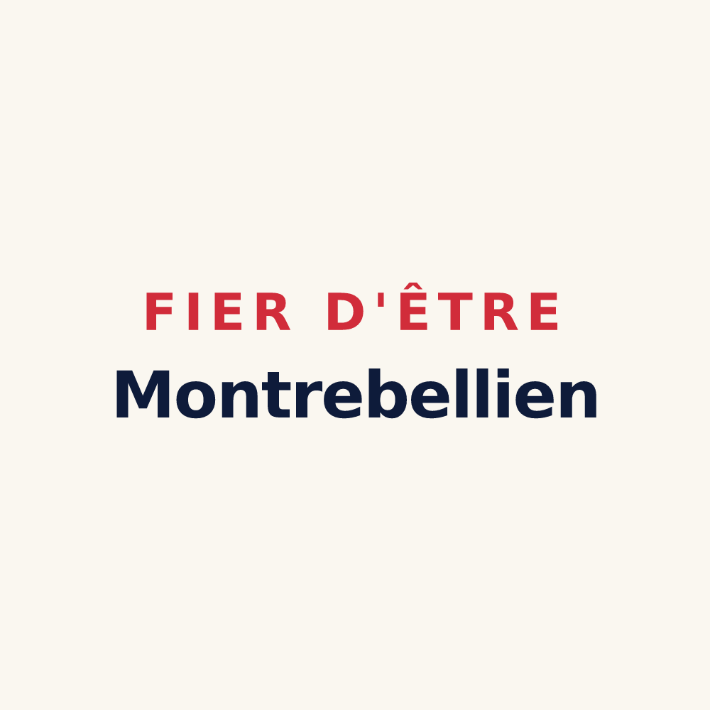 Tasse « Fier d'être Montrebellien » — design pour Montrevault-sur-Èvre