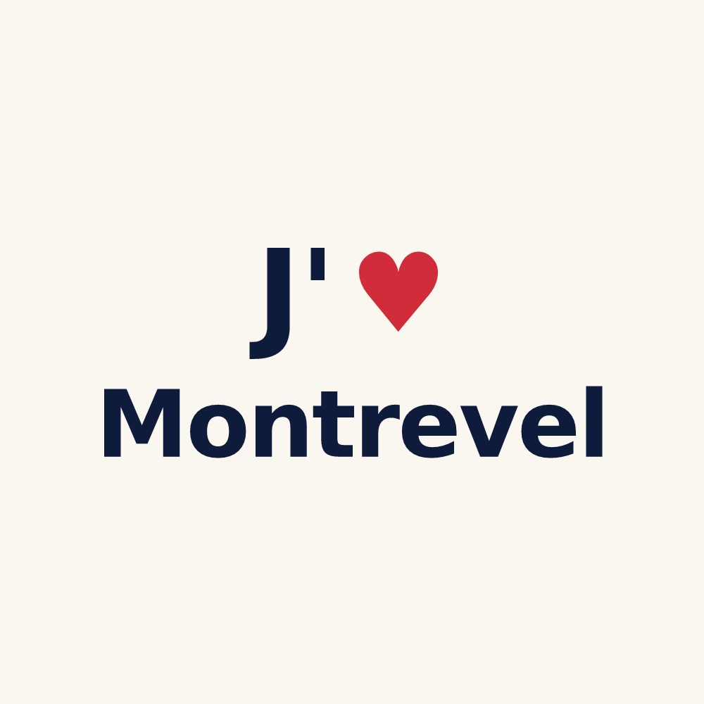 Tasse personnalisée Montrevel — design J'aime Montrevel