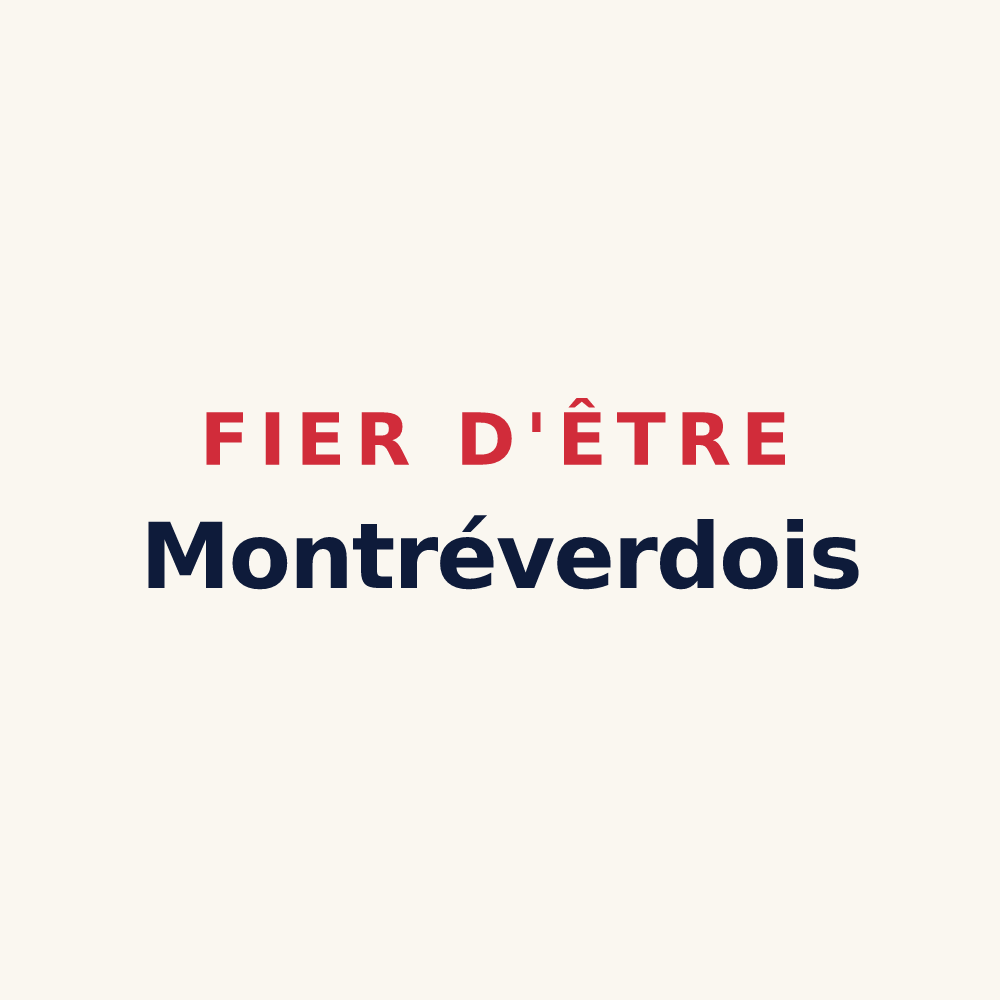 Tasse « Fier d'être Montréverdois » — design pour Montréverd