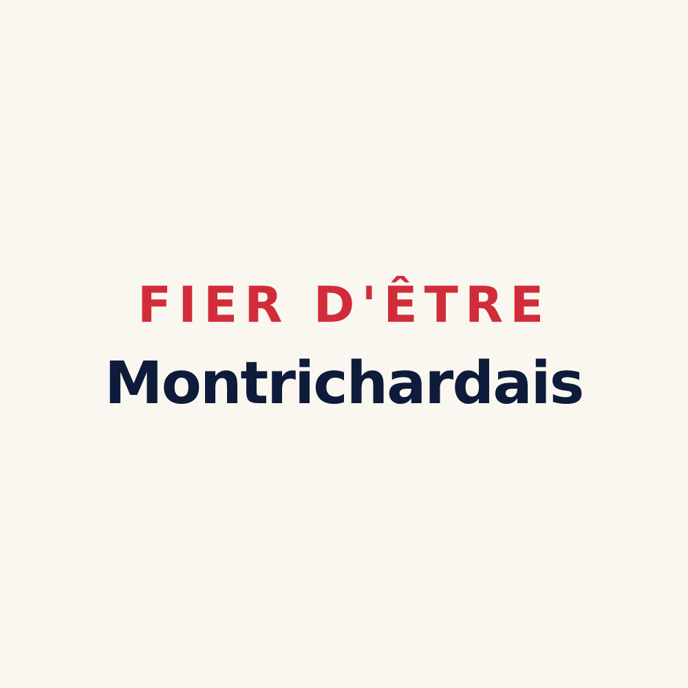 Tasse « Fier d'être Montrichardais » — design pour Montrichard Val de Cher