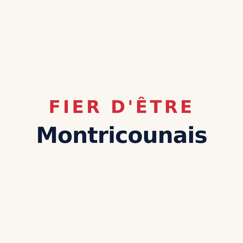 Tasse « Fier d'être Montricounais » — design pour Montricoux