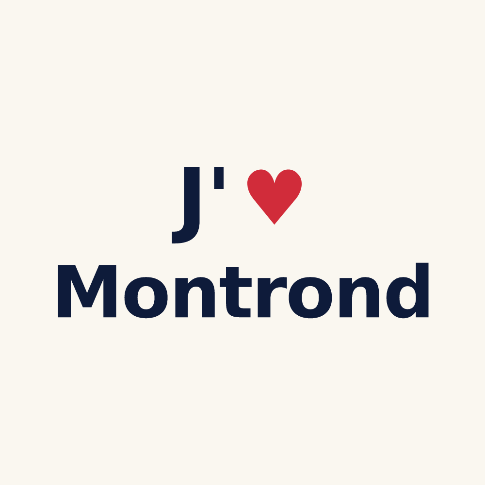 Tasse personnalisée Montrond — design J'aime Montrond