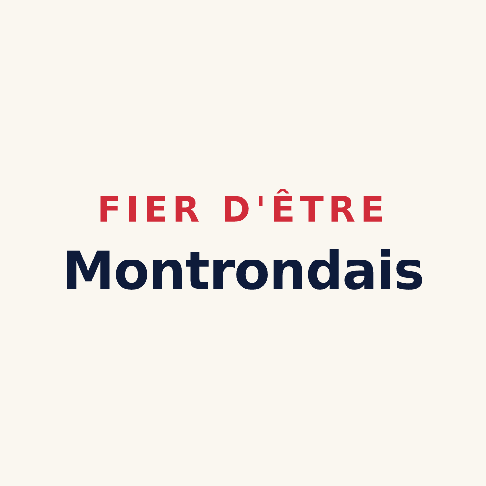 Tasse « Fier d'être Montrondais » — design pour Montrond-les-Bains