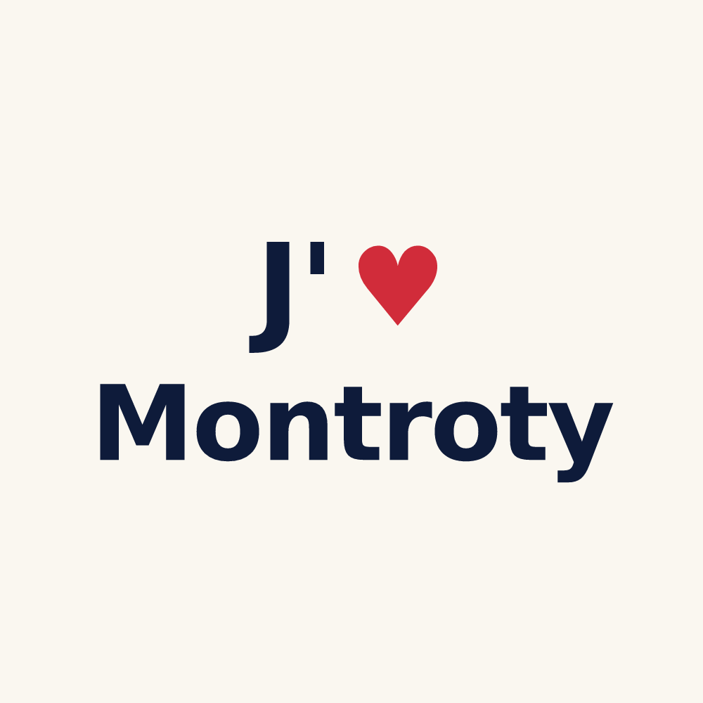 Tasse personnalisée Montroty — design J'aime Montroty