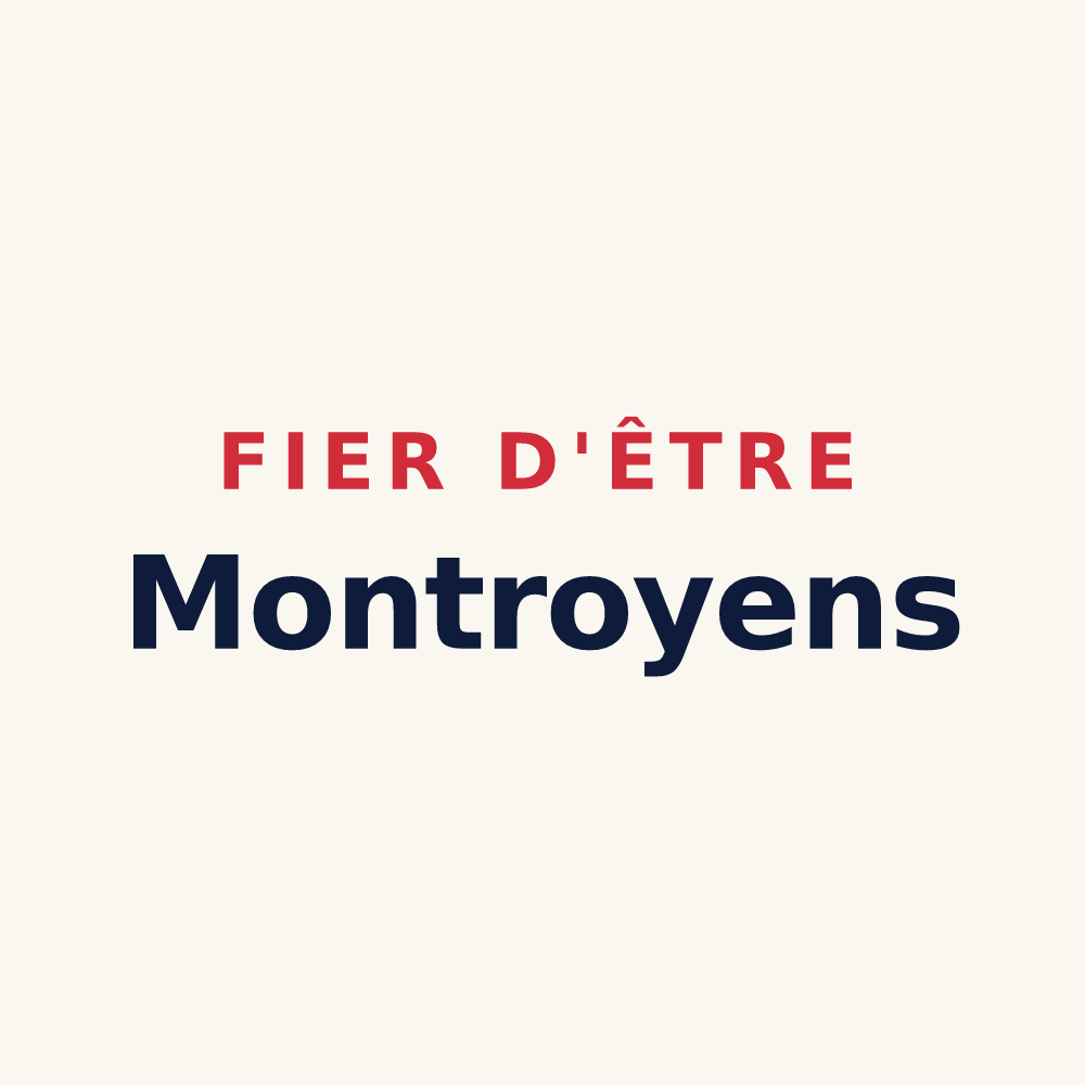 Tasse « Fier d'être Montroyens » — design pour Montroy