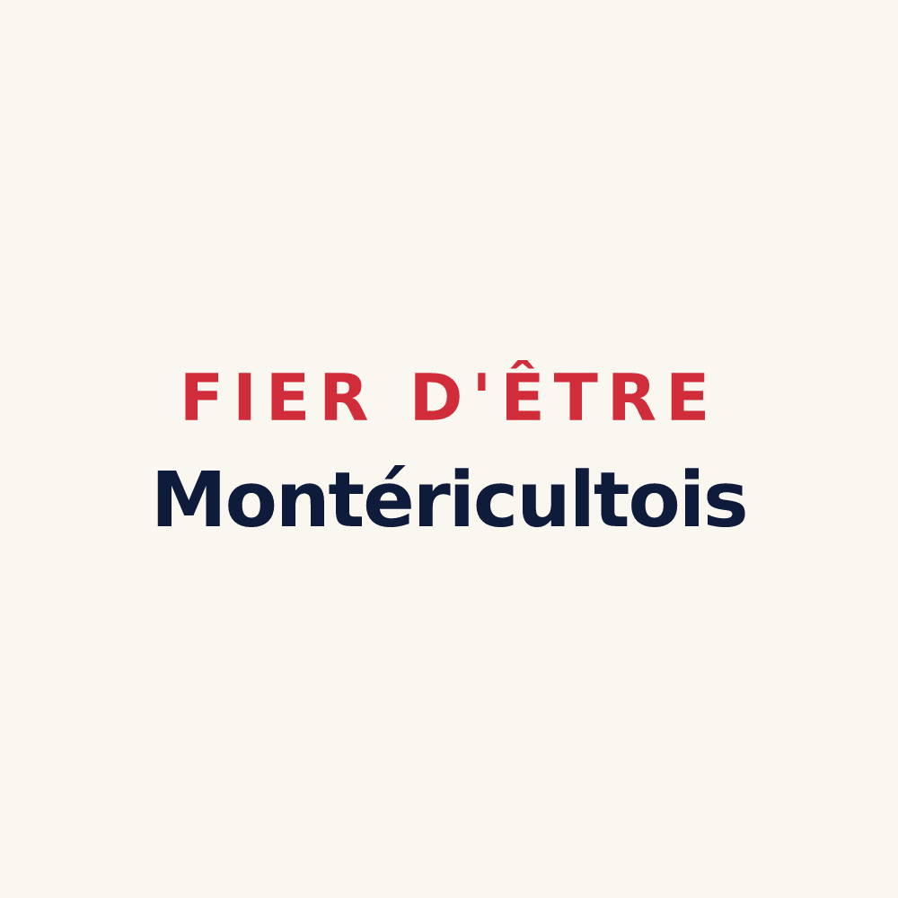 Tasse « Fier d'être Montéricultois » — design pour Montry