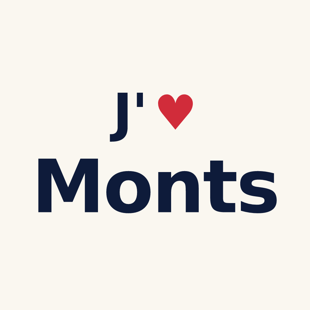Tasse personnalisée Monts — design J'aime Monts
