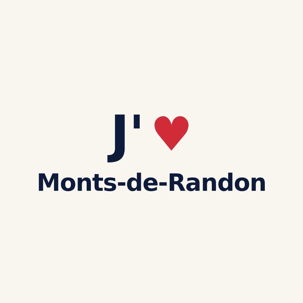 Tasse personnalisée Monts-de-Randon — design J'aime Monts-de-Randon