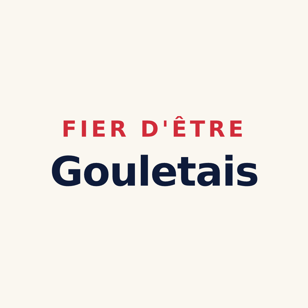 Tasse « Fier d'être Gouletais » — design pour Monts-sur-Orne