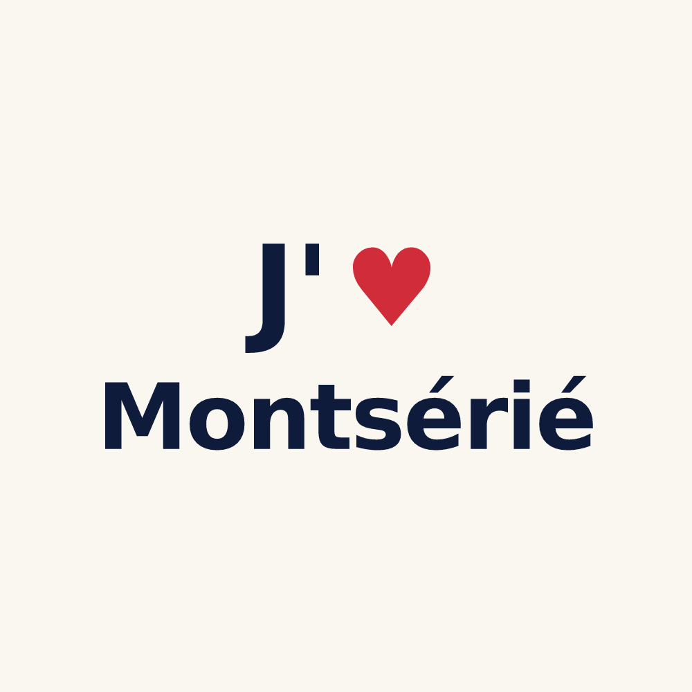 Tasse personnalisée Montsérié — design J'aime Montsérié
