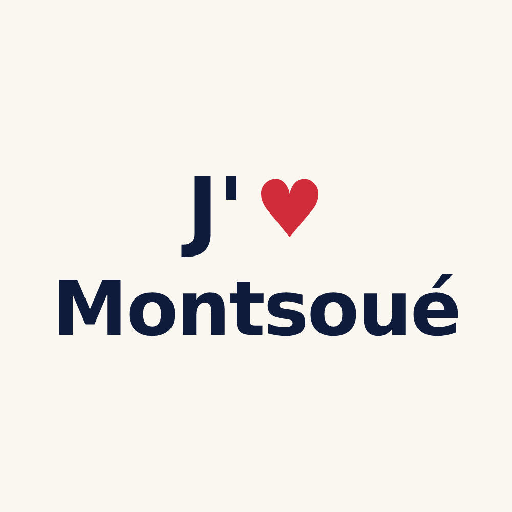 Tasse personnalisée Montsoué — design J'aime Montsoué