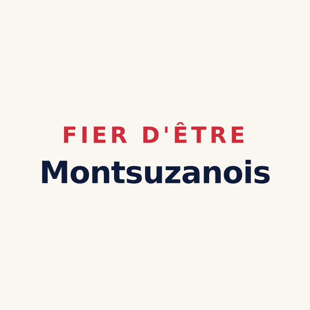 Tasse « Fier d'être Montsuzanois » — design pour Montsuzain