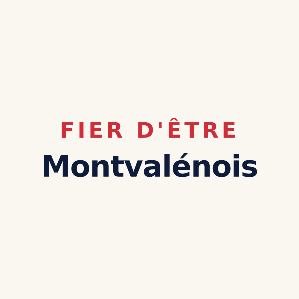 Tasse « Fier d'être Montvalénois » — design pour Montvalen