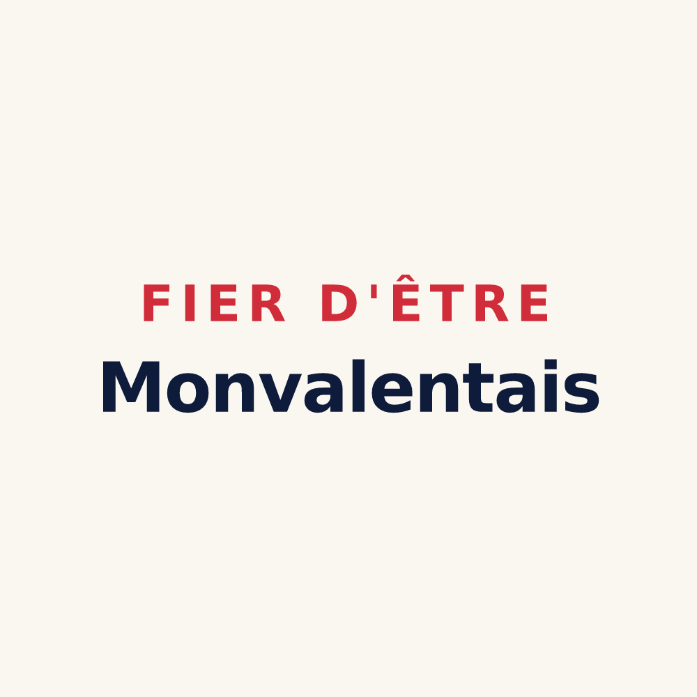 Tasse « Fier d'être Monvalentais » — design pour Montvalent