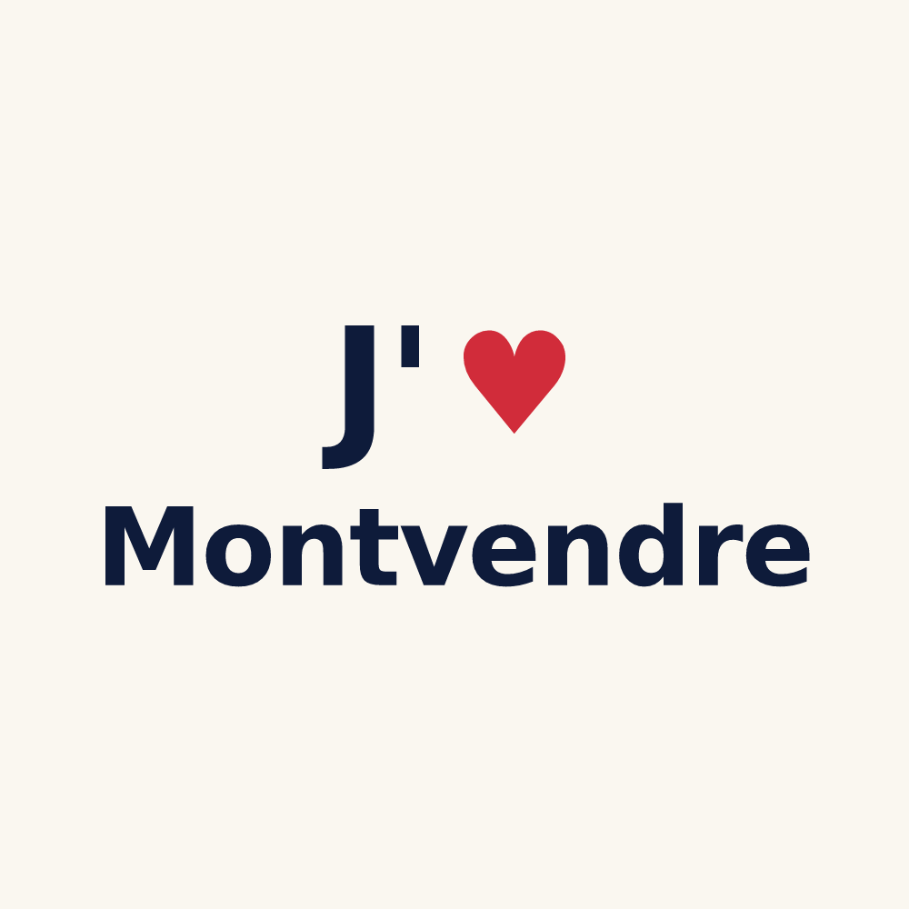 Tasse personnalisée Montvendre — design J'aime Montvendre