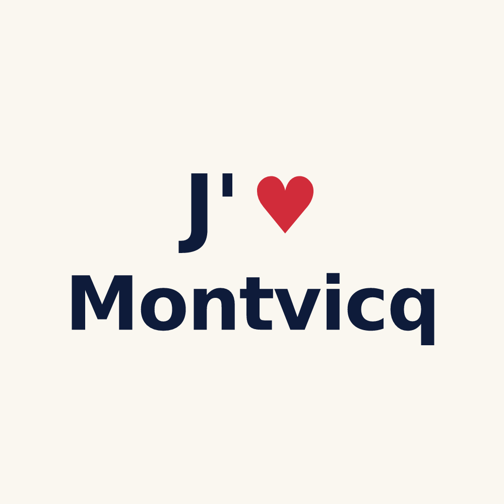 Tasse personnalisée Montvicq — design J'aime Montvicq
