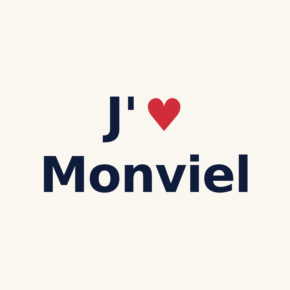 Tasse personnalisée Monviel — design J'aime Monviel