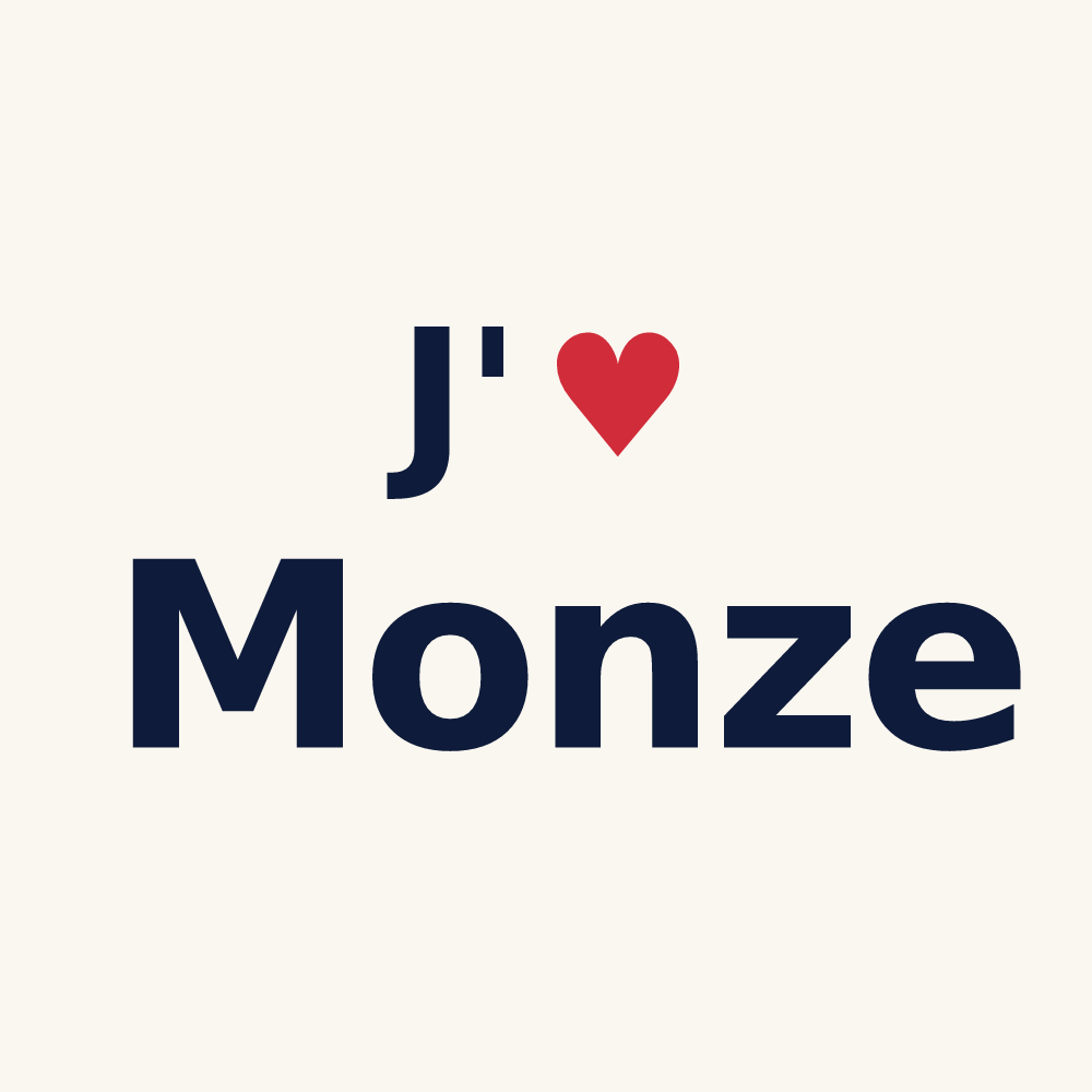 Tasse personnalisée Monze — design J'aime Monze