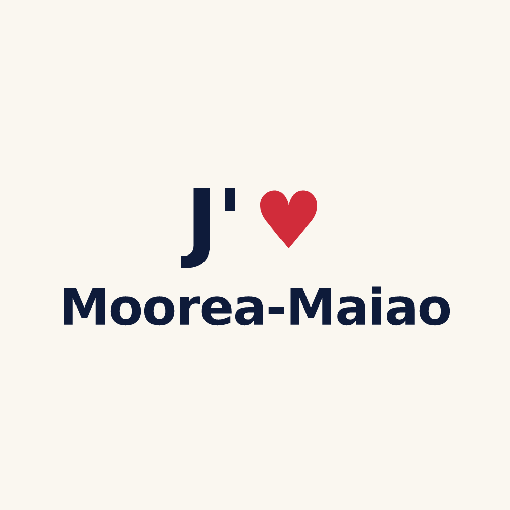 Tasse personnalisée Moorea-Maiao — design J'aime Moorea-Maiao