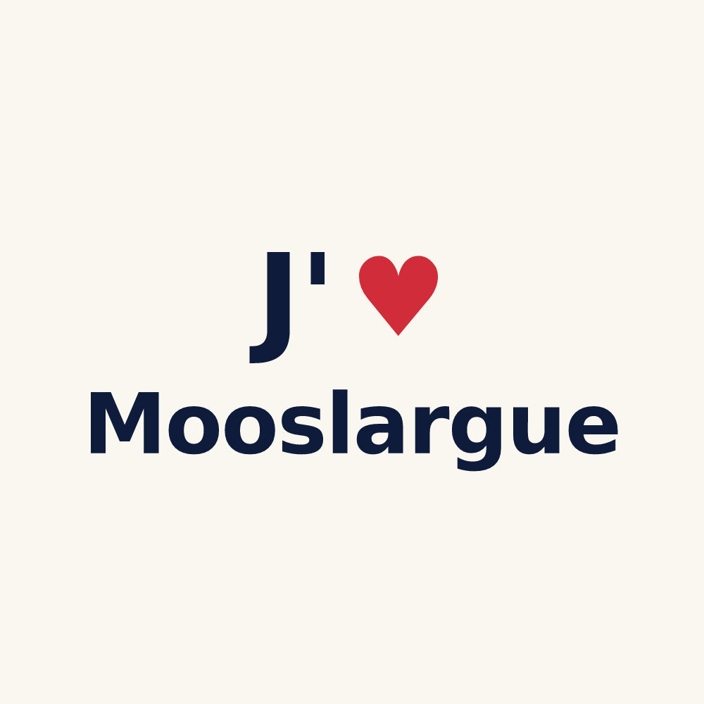 Tasse personnalisée Mooslargue — design J'aime Mooslargue