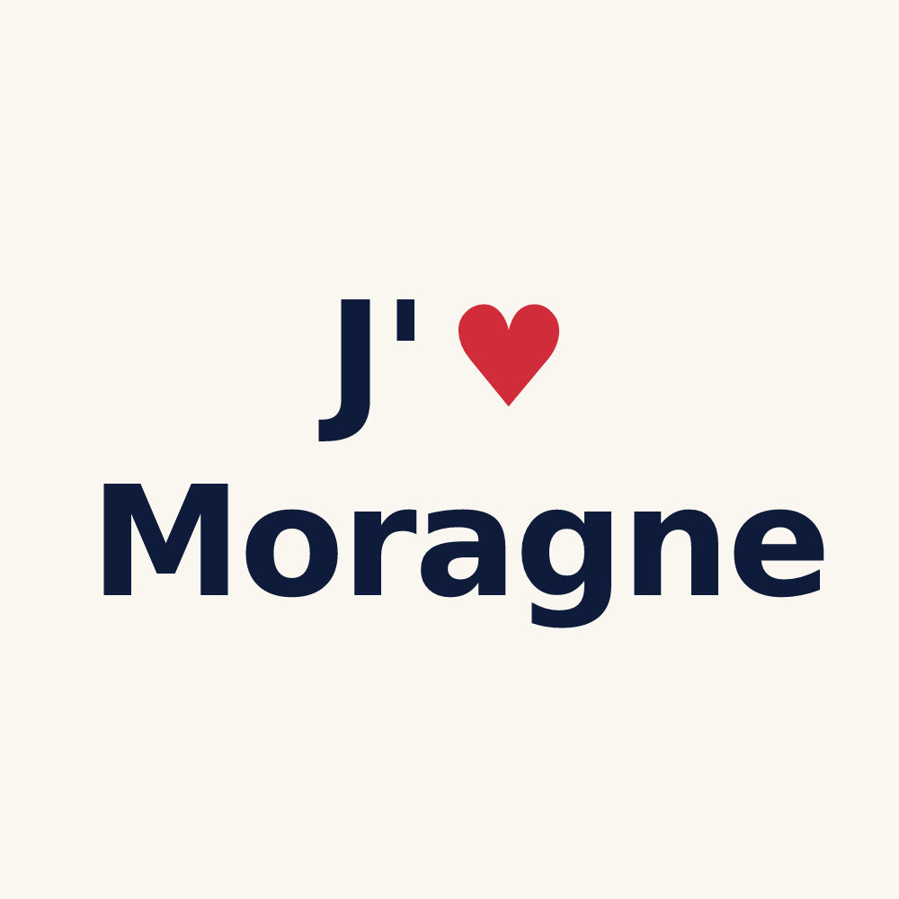 Tasse personnalisée Moragne — design J'aime Moragne