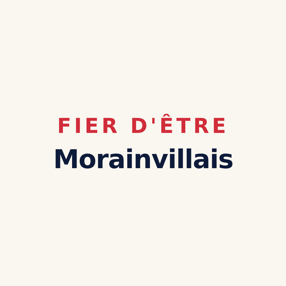 Tasse « Fier d'être Morainvillais » — design pour Morainville-Jouveaux