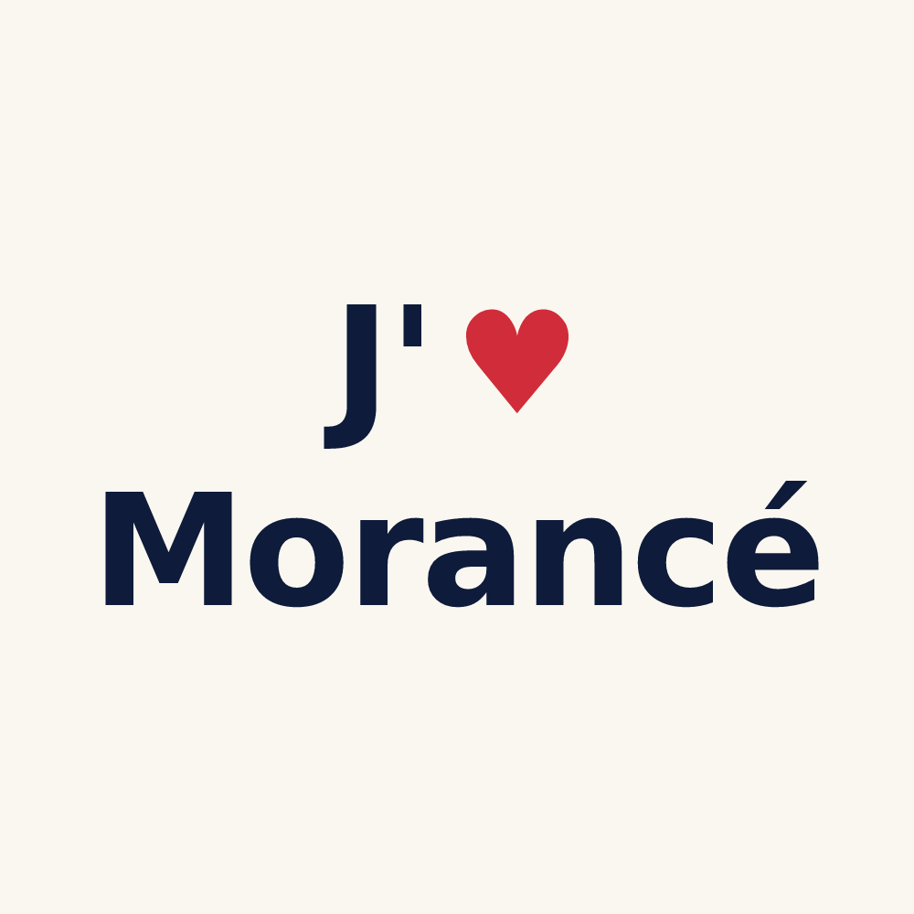Tasse personnalisée Morancé — design J'aime Morancé