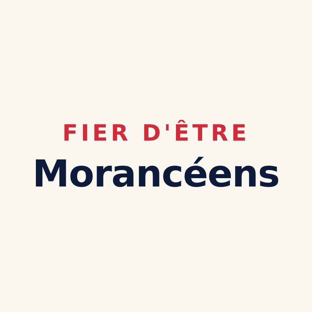 Tasse « Fier d'être Morancéens » — design pour Morancé