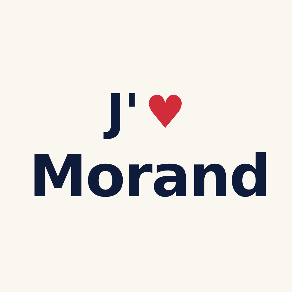 Tasse personnalisée Morand — design J'aime Morand