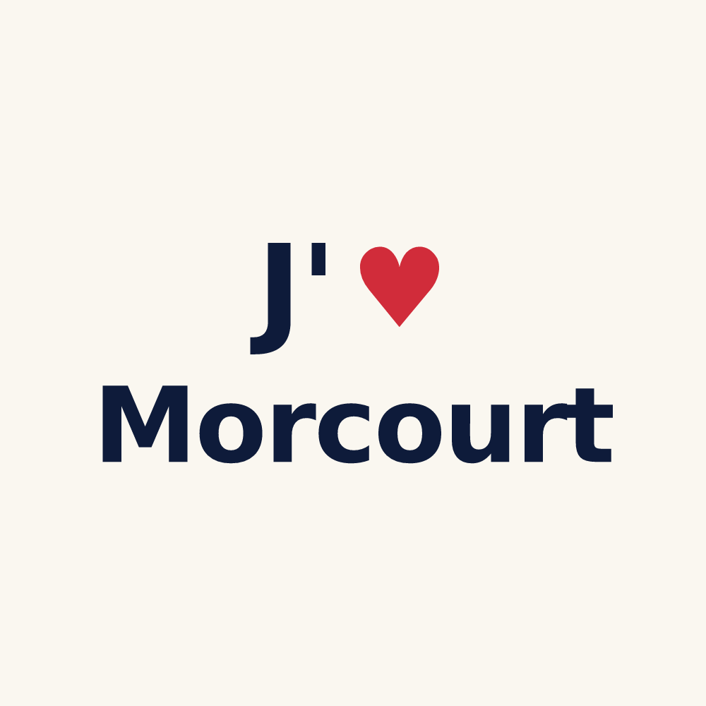 Tasse personnalisée Morcourt — design J'aime Morcourt