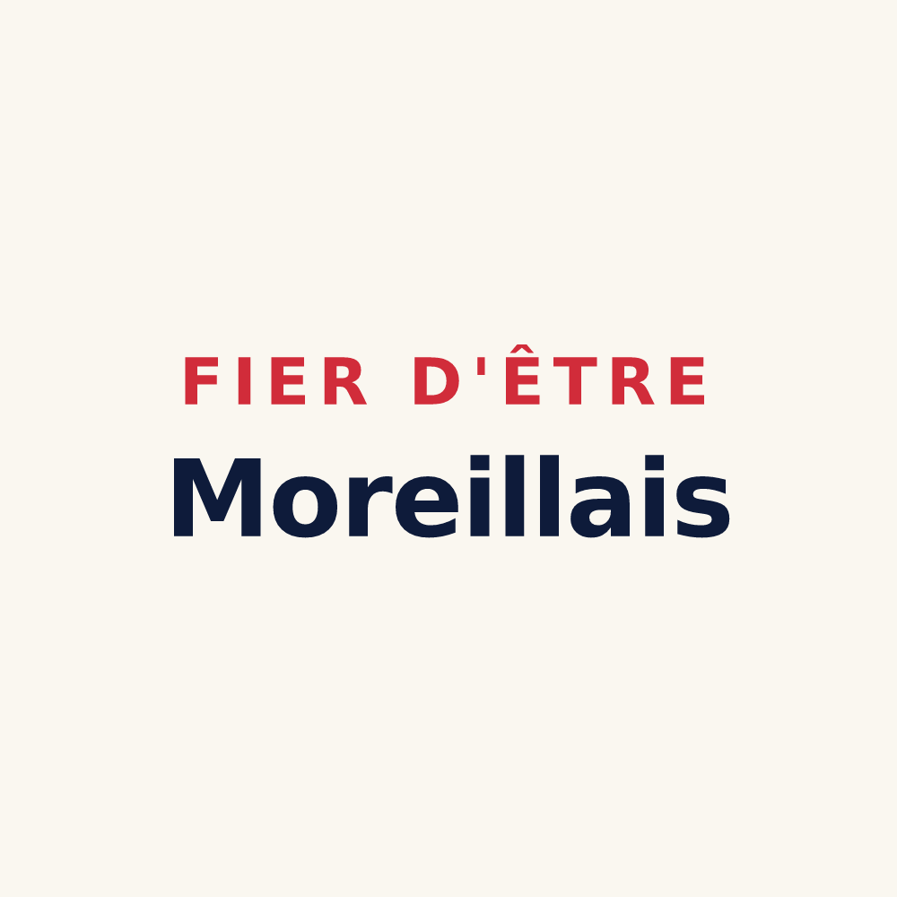 Tasse « Fier d'être Moreillais » — design pour Moreilles